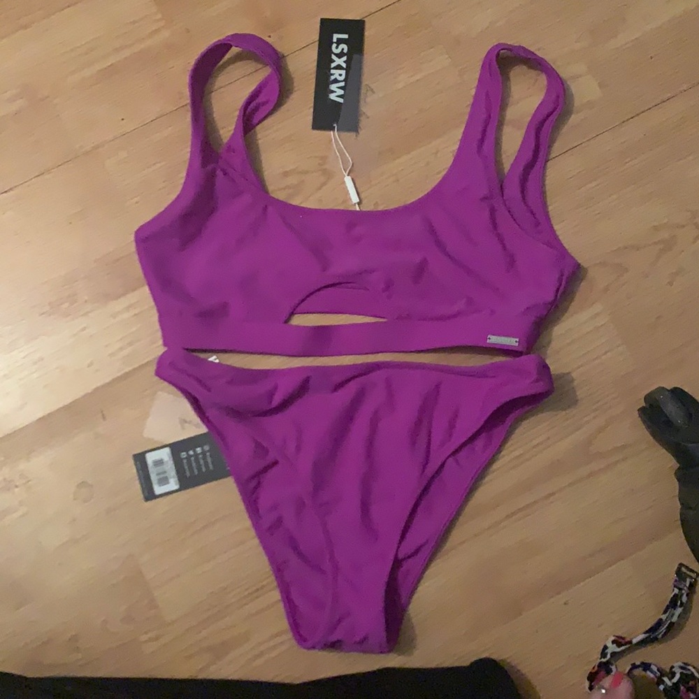 Purple bikini